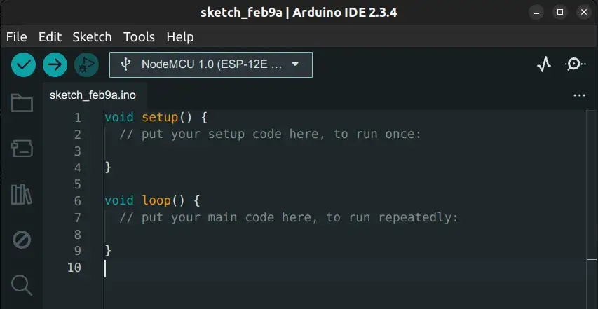 Arduino IDE getting started