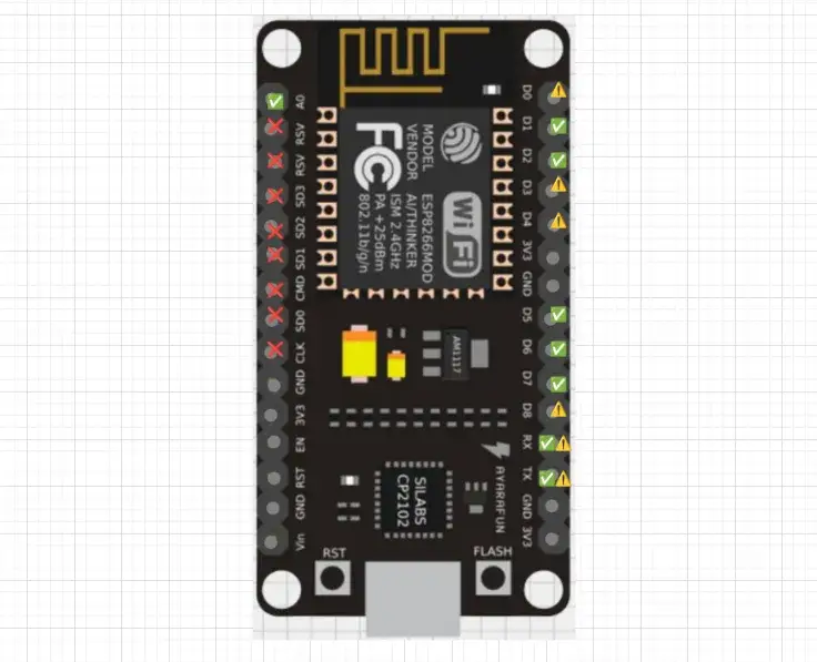 NodeMCU GPIO pins