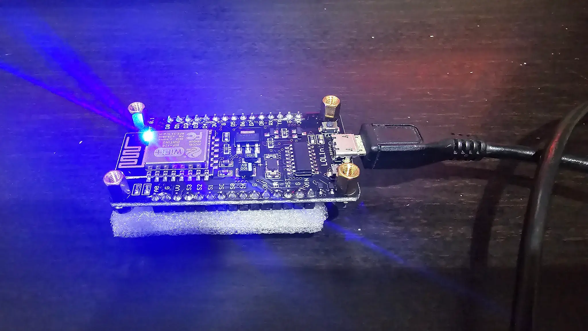 NodeMCU is blinking with internal LED